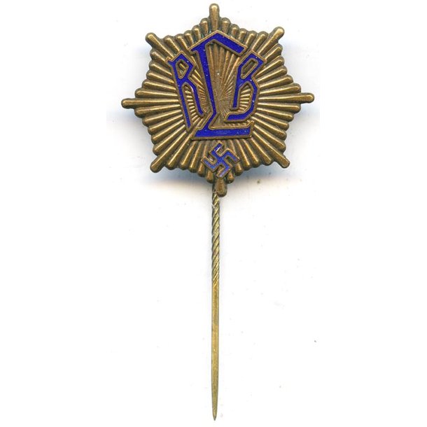 German WW2 RLB, first pattern, member's badge in bronze