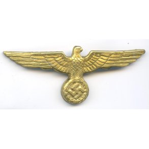 German WW2 Army General/Kriegsmarine Officer's metal visor cap eagle