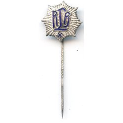 German WW2 RLB, first pattern, member's badge in silver