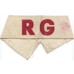 Czech WW2 Revolutionary Guard armband - Anti German