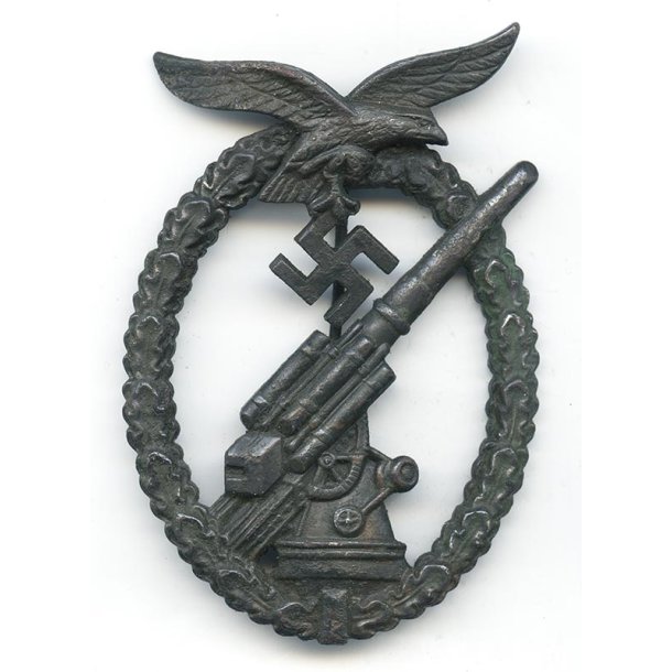German WW2 Luftwaffe Flak Artillery badge 'Ball hinge'