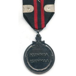 Finnish WW2 Winter war medal with Swords for combatants 'MANTSINSAARI'