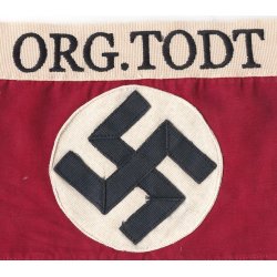 German WW2 Organisation Todt member cufftitle