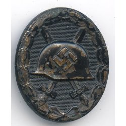German WW2 Wound badge in black 1939 - Brass