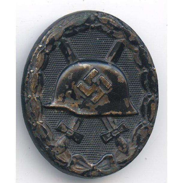 German WW2 Wound badge in black 1939 - Brass