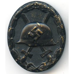 German WW2 Wound badge in black 1939 - Brass