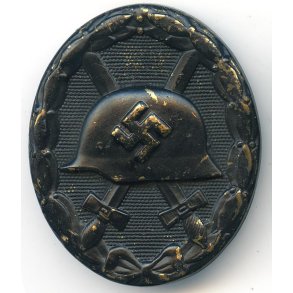 German WW2 Wound badge in black 1939 - Brass
