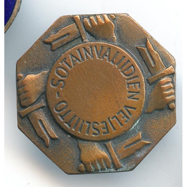 Finnish WW2 badge for Disabled Veterans