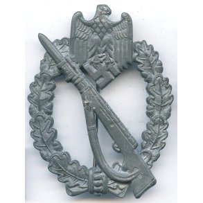 German WW2 Infantry assault badge in silver 'M.K.1'