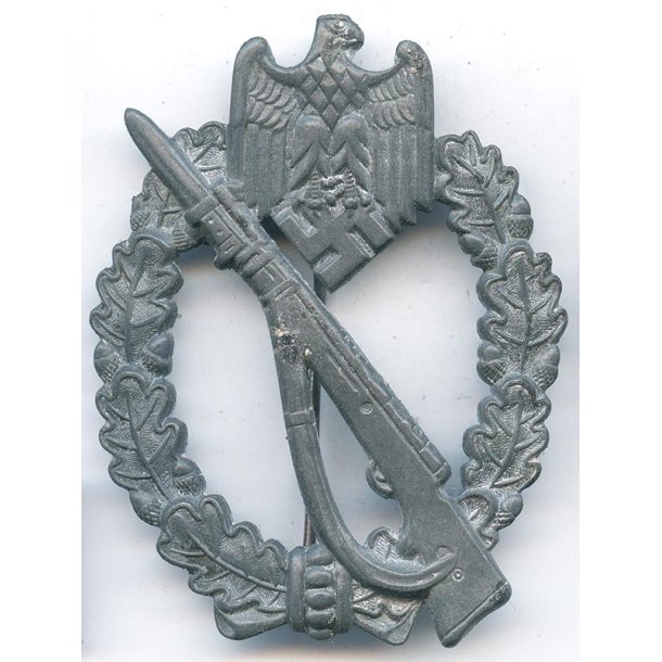 German WW2 Infantry assault badge in silver 'M.K.1'