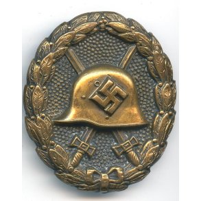 German WW2 Wound badge in black 1936-1939 'Legion Condor' 'Juncker'