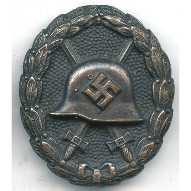 German WW2 Wound badge in black 1936-1939 'Legion Condor' - Oxodized