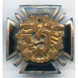 Finnish WW2 Army Officers School Graduation badge