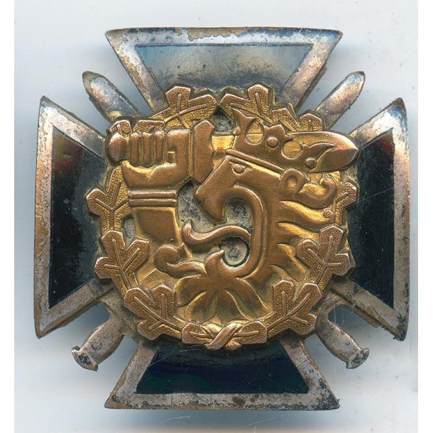 Finnish WW2 Army Officers School Graduation badge
