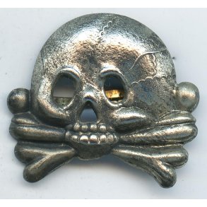 German WW2 SS - Danziger style - Totenkopf - visor cap skull
