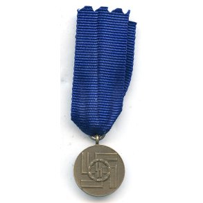 German WW2 SS 8 year service medal miniature