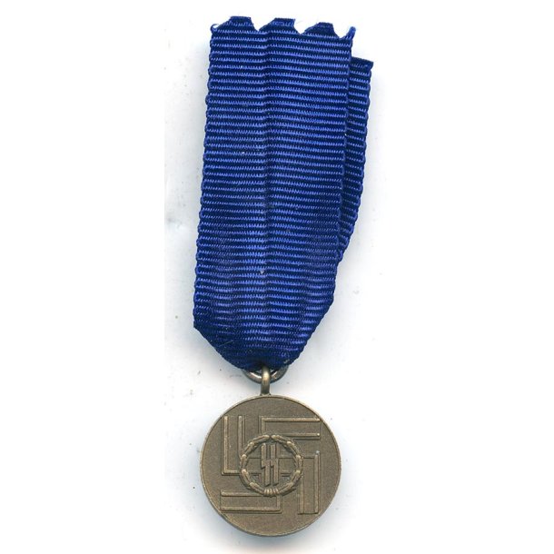 German WW2 SS 8 year service medal miniature