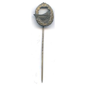 German WW2 Kriegsmarine Destroyer badge miniature stickpin