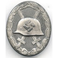 German WW2 Wound badge in silver 1939 '107'