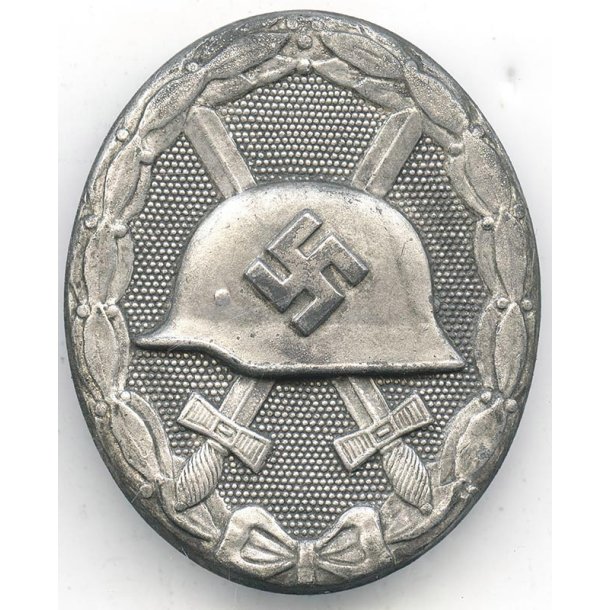German WW2 Wound badge in silver 1939 '107'