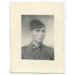 German WW2 SS Totenkopf portrait photo dated 1944
