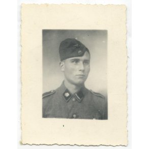 German WW2 SS Totenkopf portrait photo dated 1944