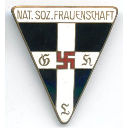 German WW2 Nat. Soz. Frauenschaft member's badge 'RZM 75'