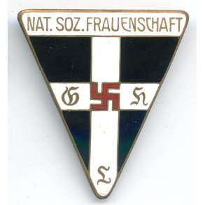 German WW2 Nat. Soz. Frauenschaft member's badge 'RZM 75'