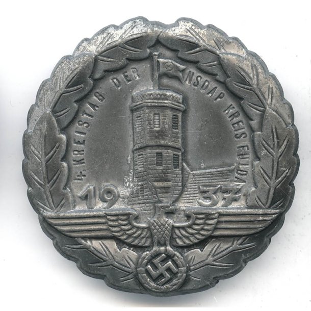 German WW2 Kreistag der NSDAP Kreis-Fulda 1937 badge