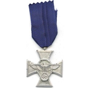 German WW2 Police Long Service Cross 2 class 18 years