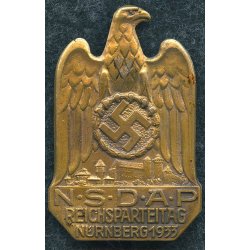 NSDAP  Reichsparteitag Nrnberg 1933 badge