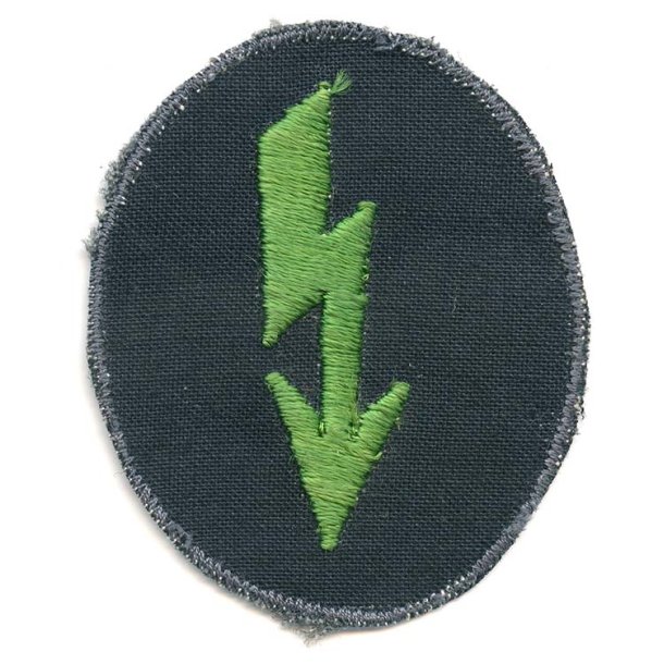 German WW2 Army Panzer Grenadier / Gebirgsjger signal personnel's sleeve badge