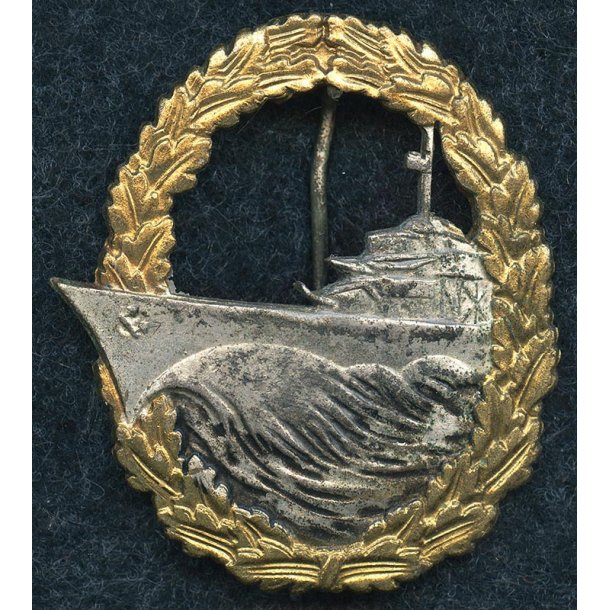 Kriegsmarine Destroyer badge 1957 'Steinhauer&amp; Lck'