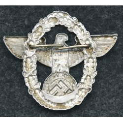 German WW2 Police two-Piece Officer's Cap Eagle