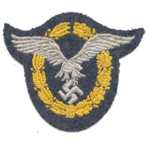 German WW2 Luftwaffe Combined Pilot & Observer Cloth Badge