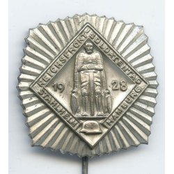 German WW1-2 Der Stahlhelm - Reichsfrontsoldatentag Hamburg 1928 stickpin