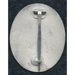 German WW2 Wound badge in silver "bergrosse" Wiedmann/Deschler