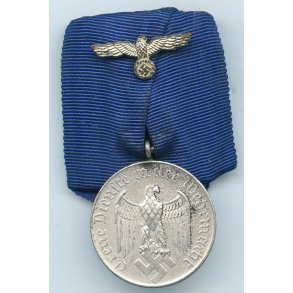  German WW2 Wehrmacht Long Service Award - 4 years - Parade mounted