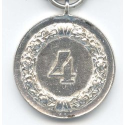 Wehrmacht Faithful Service 4 years cross 1957 'Steinhauer &amp; Lck'