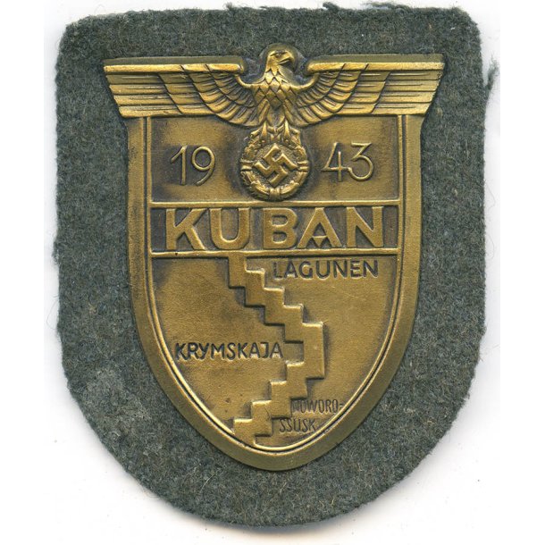 German WW2 Kuban Army/SS Campaign Shield