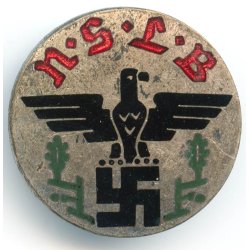 German WW2 NLSB National Socialist Teachers League member's badge
