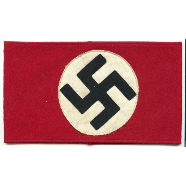 German WW2 NSDAP member's armband 'Wool'
