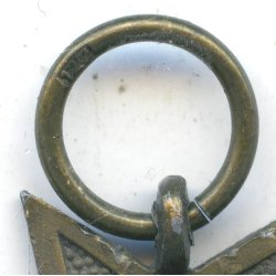 German WW War merit cross 2 cl 1939 with swords '127'