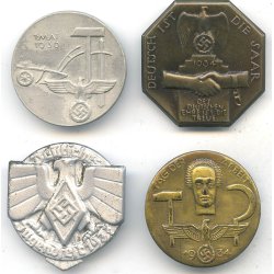 German WW2 Four classic event badges