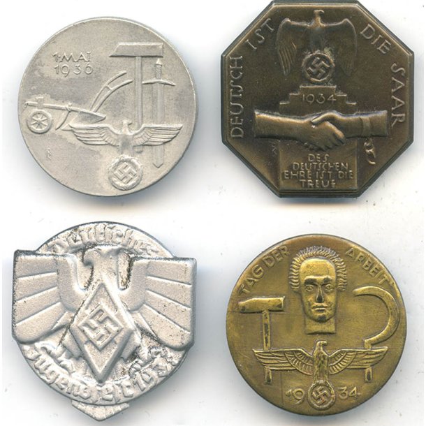 German WW2 Four classic event badges