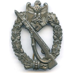 German WW2 Infantry Assault Badge in Bronze 'Four rivets'