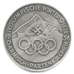 German WW2 Garmisch-Patenkirchen 1936 Olympic games Participation medal for officials