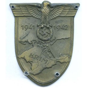 German WW2 Krim Army Campaign Shield