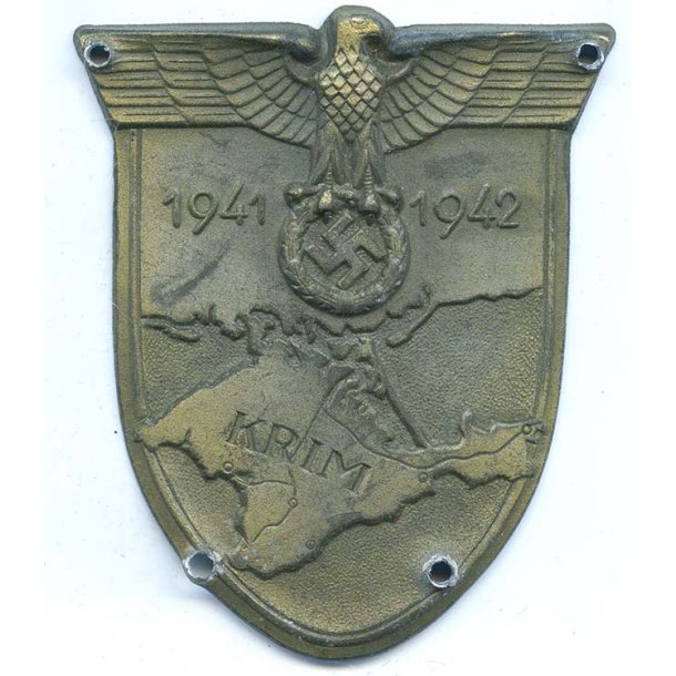 German WW2 Krim Army Campaign Shield