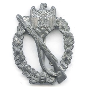 German WW2 Infantry assault badge '1' Assmann